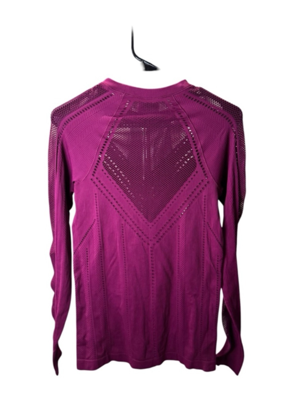 Women's Athleta Magenta Long Sleeve Tee M - Picture 2 of 5
